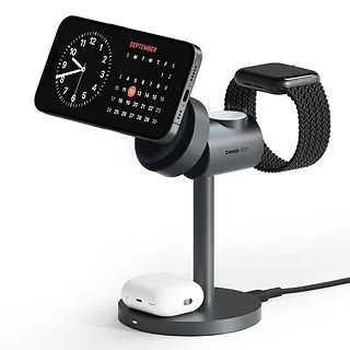AUKEY Ładowarka bezprzewodowa LC-MC311  3w1 Qi2 15W MagSafe + ładowarka PD 30W