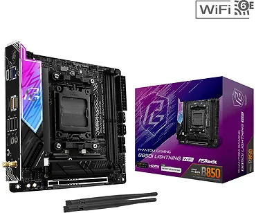 ASRock Płyta główna B850I LIGHTNING WIFI AM5 2DDR5 ITX