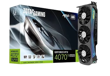 ZOTAC Karta graficzna GeForce RTX 4070 Ti SUPER AMP AIRO 16GB GDDR6X 256bit