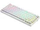 Klawiatura mechaniczna bezprzewodowa SAVIO PHENIX WHITE Gateron Red Pro, ABS