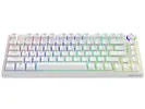 Savio Klawiatura mechaniczna bezprzewodowa PHENIX WHITE Gateron Yellow, ABS