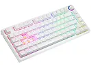 Savio Klawiatura mechaniczna bezprzewodowa PHENIX WHITE Gateron Yellow, ABS