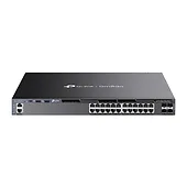 TP-LINK Przełącznik SG6428XHP switch zarządzalny 24 porty gigabitowe PoE+   4 sloty SFP+ 10G