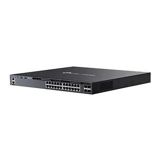 TP-LINK Przełącznik SG6428XHP switch zarządzalny 24 porty gigabitowe PoE+   4 sloty SFP+ 10G