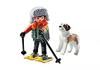 Playmobil My Life 71741 Narciarz z bernardynem