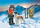 Playmobil My Life 71741 Narciarz z bernardynem