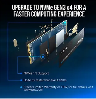 PNY Dysk SSD 2TB M.2 2280 BULK M280CS1030-2TB-SI