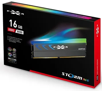 Silicon Power Pamięć DDR5 XPOWER Storm RGB 16GB/6000 1*16GB CL36 Grey