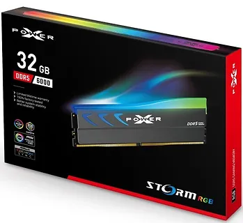 Silicon Power Pamięć DDR5 XPOWER Storm RGB 32GB/6000 1*32GB CL38 Grey