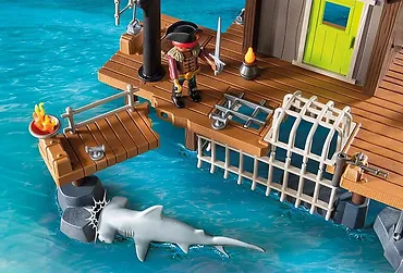 Playmobil Zestaw z figurkami Pirates 71792 Piracki port z więzieniem