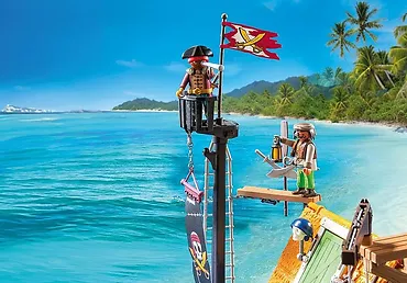 Playmobil Zestaw z figurkami Pirates 71792 Piracki port z więzieniem