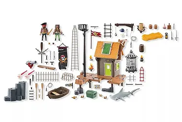 Playmobil Zestaw z figurkami Pirates 71792 Piracki port z więzieniem