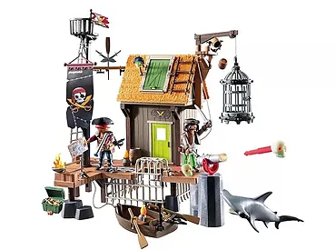 Playmobil Zestaw z figurkami Pirates 71792 Piracki port z więzieniem