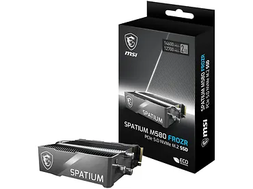 Dysk SSD MSI 2TB M.2 PCIe Gen5 NVMe Spatium M580 Frozr