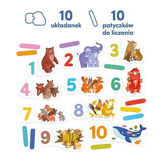 CzuCzu Puzzle do pary - Cyferki