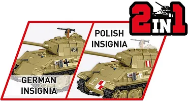 Cobi Klocki Klocki Panzer V Panther G Pudel 1133 klocków