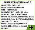 Cobi Klocki Klocki Panzer V Panther G Pudel 1133 klocków