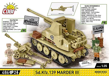 Cobi Klocki Klocki Sd.Kfz. Marder III 486 klocków