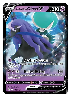 Karty Pokemon TCG Karty V Box August21 Shadow Rider Calyrex
