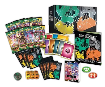 Pokemon TCG Karty Evolving Skies ETB Ż&oacute;łto zielono pomarańczowy