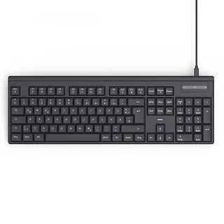 Hama Klawiatura CK-100 przewodowa Czarna