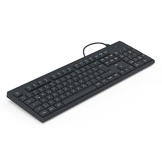 Hama Klawiatura CK-100 przewodowa Czarna