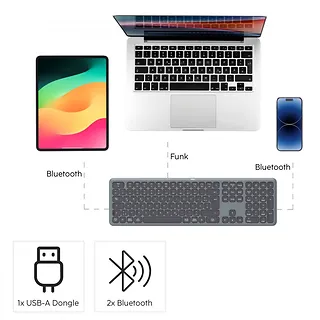 Hama Zestaw klawiatura i mysz WKM-550 Czarno-szara