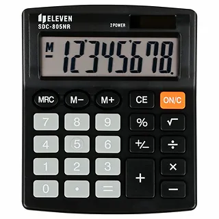 ELEVEN Kalkulator biurowy SDC805NR czarny