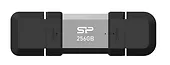 Silicon Power Pendrive C51 256GB USB-A USB-C 200 MB/s Srebrny