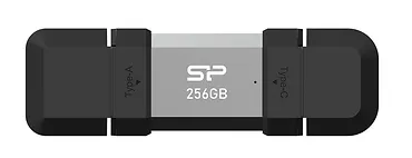 Silicon Power Pendrive C51 256GB USB-A USB-C 200 MB/s Srebrny