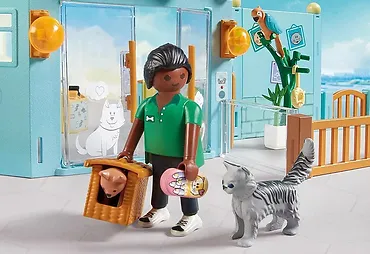 Playmobil Zestaw z figurkami My Life 71742 Hotel dla zwierząt