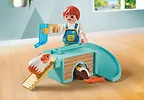 Playmobil Zestaw z figurkami My Life 71746 Chłopiec ze świnką morską