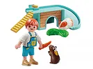 Playmobil Zestaw z figurkami My Life 71746 Chłopiec ze świnką morską