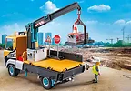 Playmobil Zestaw z figurkami Action Heroes 71750 Ciężarówka budowlana z dźwigiem
