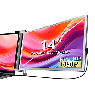 Extralink Przenośne monitory do laptopa Smart Life S14  14'' 2 monitory,  IPS,1920x1200