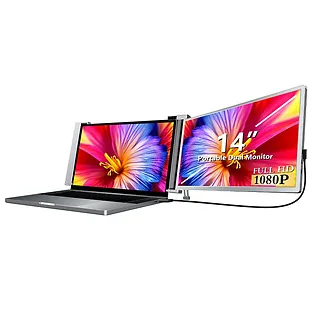 Extralink Przenośne monitory do laptopa Smart Life S14  14'' 2 monitory,  IPS,1920x1200