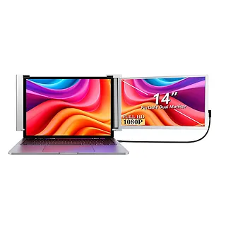 Extralink Przenośne monitory do laptopa Smart Life S14  14'' 2 monitory,  IPS,1920x1200