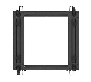 Lanberg Open rack 19" 12U 600x600-1100 regulowany czarny