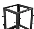 Lanberg Open rack 19'' 15U 600x600-1100 regulowany czarny