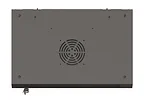 Lanberg Szafa instalacyjna rack wisząca 19" 4U 540x350 czarna drzwi   przeszklone ( flat pack)