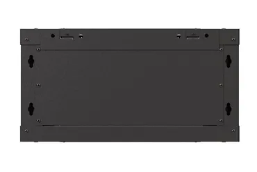 Lanberg Szafa instalacyjna rack wisząca 19" 4U 540x350 czarna drzwi   przeszklone ( flat pack)