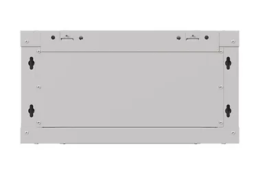 Lanberg Szafa instalacyjna rack wisząca 19" 4U 540x350 szara drzwi przeszklone ( flat pack)