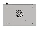 Lanberg Szafa instalacyjna rack wisząca 19" 4U 540x350 szara drzwi przeszklone ( flat pack)