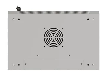 Lanberg Szafa instalacyjna rack wisząca 19" 4U 540x350 szara drzwi przeszklone ( flat pack)