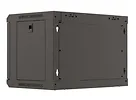 Lanberg Szafa instalacyjna rack wisząca 19" 6U 540x350 czarna drzwi  przeszklone ( flat pack)