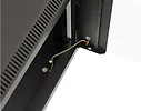 Lanberg Szafa instalacyjna rack wisząca 19" 6U 540x350 czarna drzwi  przeszklone ( flat pack)