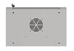 Lanberg Szafa instalacyjna rack wisząca 19" 6U 540x350 szara drzwi przeszklone ( flat pack)