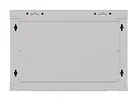 Lanberg Szafa instalacyjna rack wisząca 19" 6U 540x350 szara drzwi przeszklone ( flat pack)