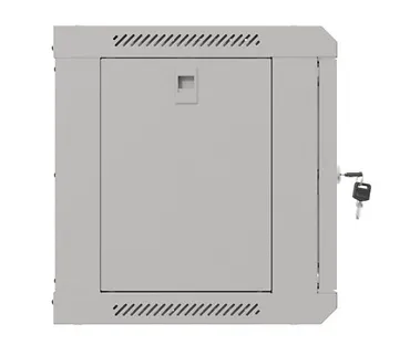 Lanberg Szafa instalacyjna rack wisząca 19" 6U 540x350 szara drzwi przeszklone ( flat pack)