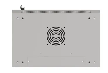 Lanberg Szafa instalacyjna rack wisząca 19" 9U 540x350 szara drzwi przeszklone ( flat pack)